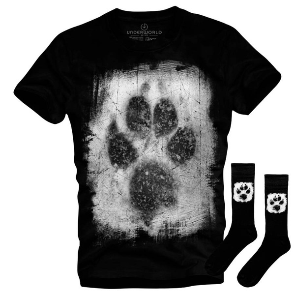 Set aus T-Shirt und Socken Underworld Animal footprint