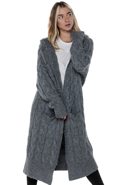 Langer Zopfstrickpullover UNDERWORLD