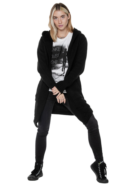 Strickjacke UNDERWORLD mit Kapuze 