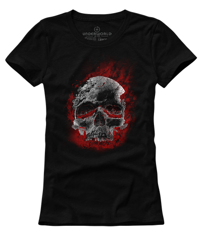 T-shirt für Damen UNDERWORLD Skull in fire