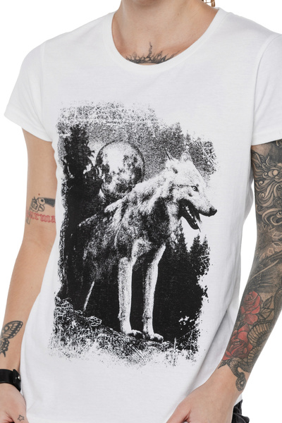 T-shirt für Damen UNDERWORLD Wolf in mountains