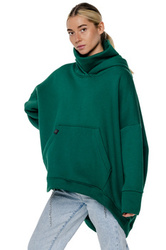 Asymmetrische Rollkragen-Sweatshirt UNDERWORLD