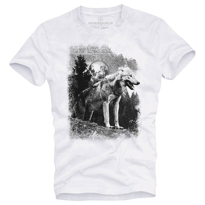 T-shirt für Herren UNDERWORLD Wolf in mountains