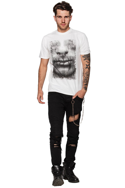 T-Shirt für Herren UNDERWORLD Silent people have...