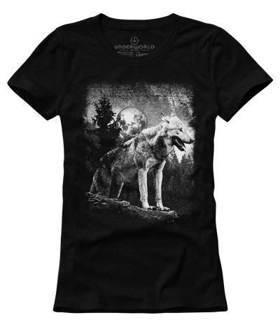 T-shirt für Damen UNDERWORLD Wolf in mountains