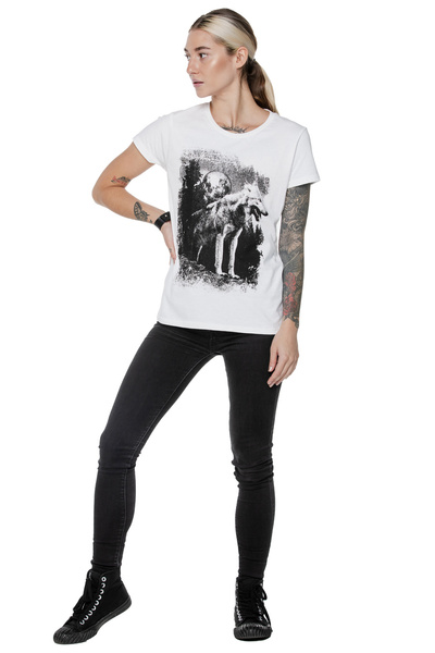 T-shirt für Damen UNDERWORLD Wolf in mountains