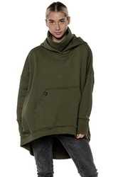 Asymmetrische Rollkragen-Sweatshirt UNDERWORLD