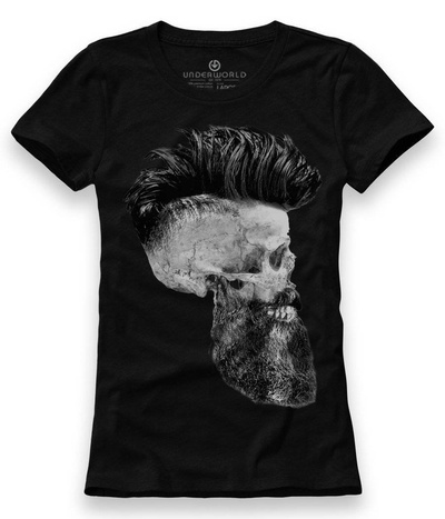 T-shirt für Damen UNDERWORLD Skull with a beard