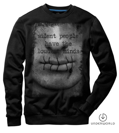Sweatshirt UNDERWORLD Unisex  Silent people...