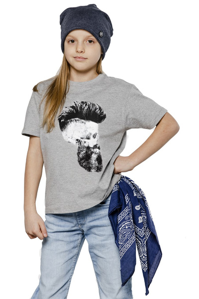T-Shirt für Kinder UNDERWORLD Skull with a beard 