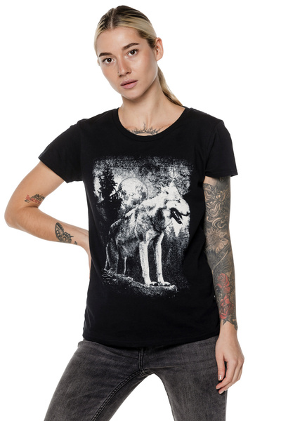 T-shirt für Damen UNDERWORLD Wolf in mountains