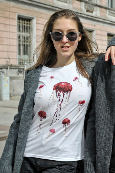 T-shirt für Damen UNDERWORLD Jellyfish
