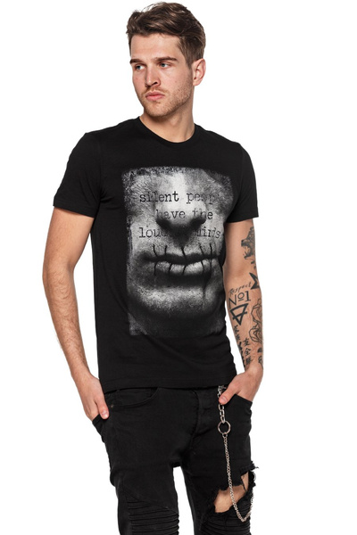 T-Shirt für Herren UNDERWORLD Silent people have...