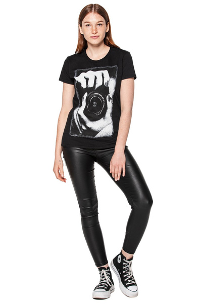 T-shirt für Damen UNDERWORLD Dog czarny