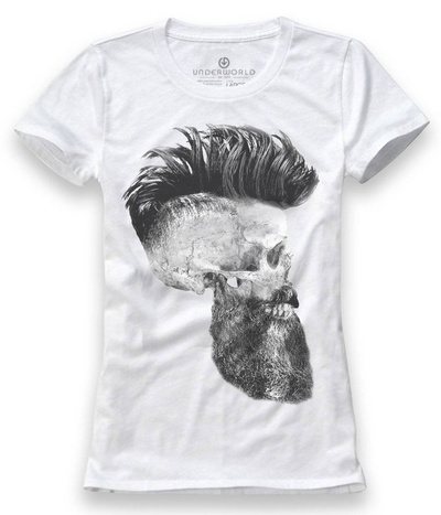 T-shirt für Damen UNDERWORLD Skull with a beard