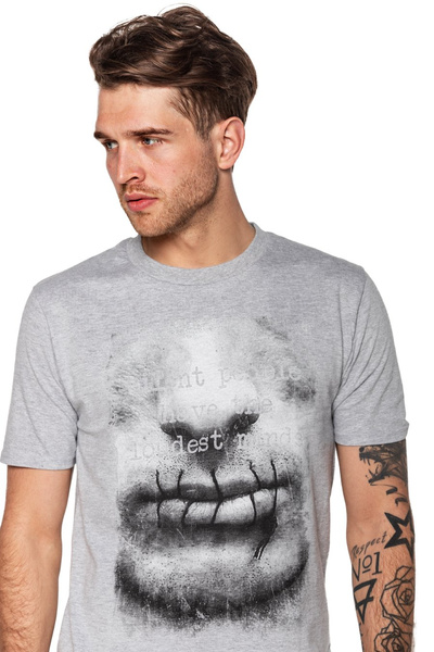 T-Shirt für Herren UNDERWORLD Silent people have...