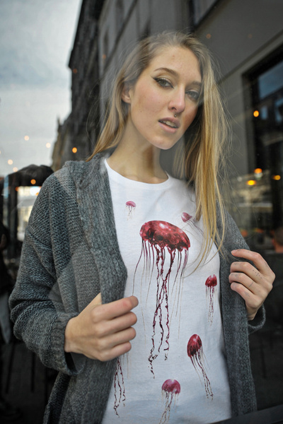 T-shirt für Damen UNDERWORLD Jellyfish