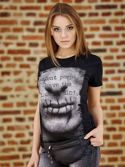 T-shirt für Damen UNDERWORLD Silent people have...