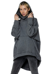 Asymmetrische Rollkragen-Sweatshirt UNDERWORLD