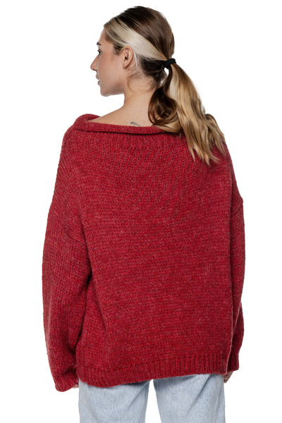 Kurzpullover UNDERWORLD Himbeere 