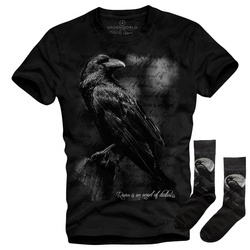 Set aus T-Shirt und Socken Underworld Wolf / Animal Footprint