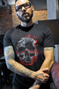 T-shirt für Herren UNDERWORLD Skull in fire