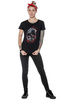 T-shirt für Damen UNDERWORLD Skull in fire