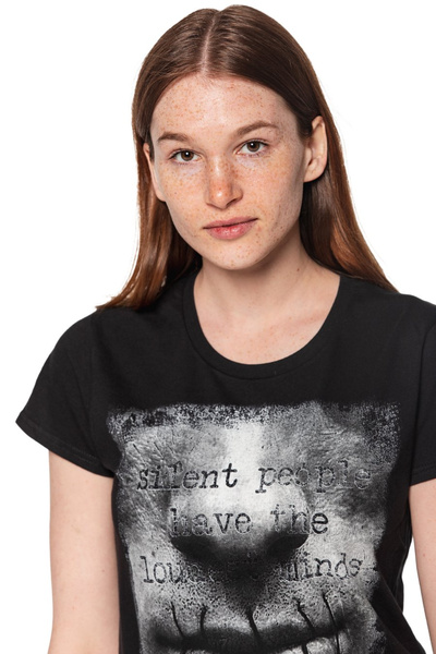 T-shirt für Damen UNDERWORLD Silent people have...