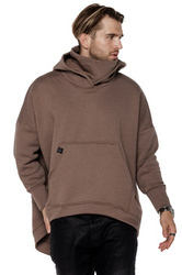 Asymmetrische Rollkragen-Sweatshirt UNDERWORLD