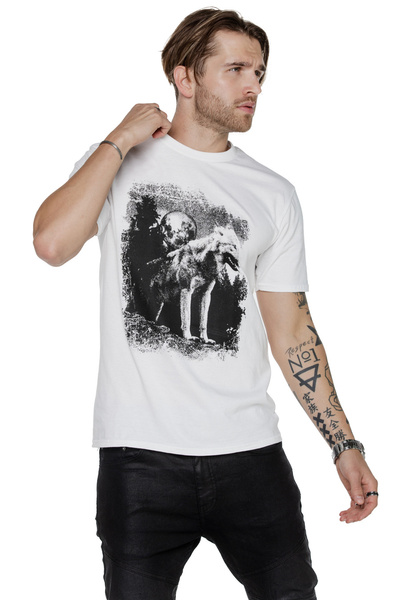 T-shirt für Herren UNDERWORLD Wolf in mountains