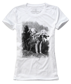 T-shirt für Damen UNDERWORLD Wolf in mountains