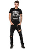 T-Shirt für Herren UNDERWORLD Silent people have...