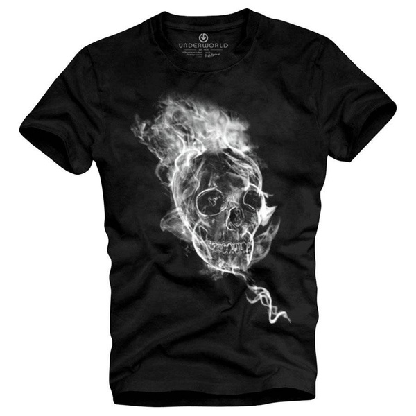 T-shirt für Herren UNDERWORLD Smoke skull