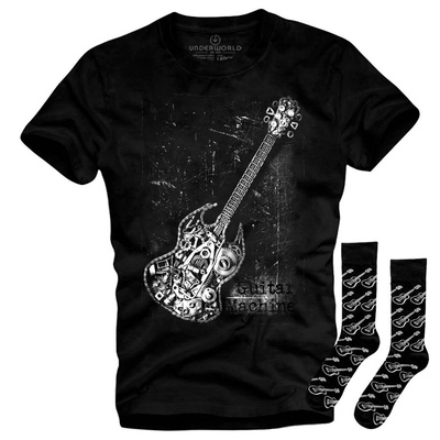 Set aus T-Shirt und Socken Underworld Guitar Machine