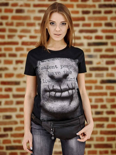 T-shirt für Damen UNDERWORLD Silent people have...