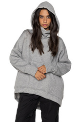 Asymmetrische Rollkragen-Sweatshirt UNDERWORLD