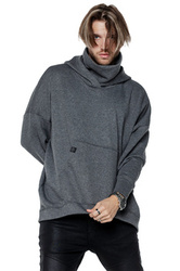 Asymmetrische Rollkragen-Sweatshirt UNDERWORLD