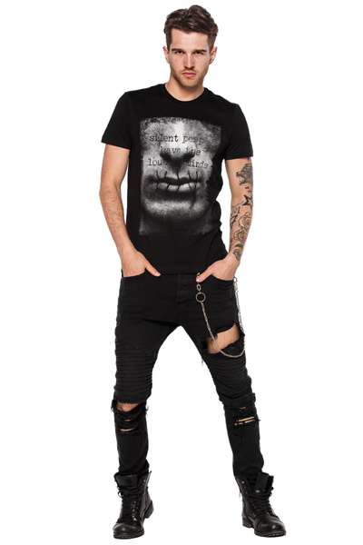 T-Shirt für Herren UNDERWORLD Silent people have...