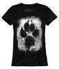 T-shirt für Damen UNDERWORLD Animal footprint