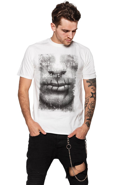 T-Shirt für Herren UNDERWORLD Silent people have...