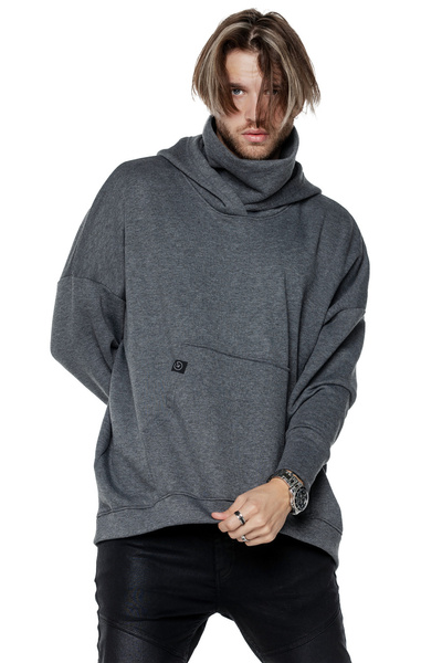 Asymmetrische Rollkragen-Sweatshirt UNDERWORLD 