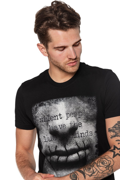 T-Shirt für Herren UNDERWORLD Silent people have...