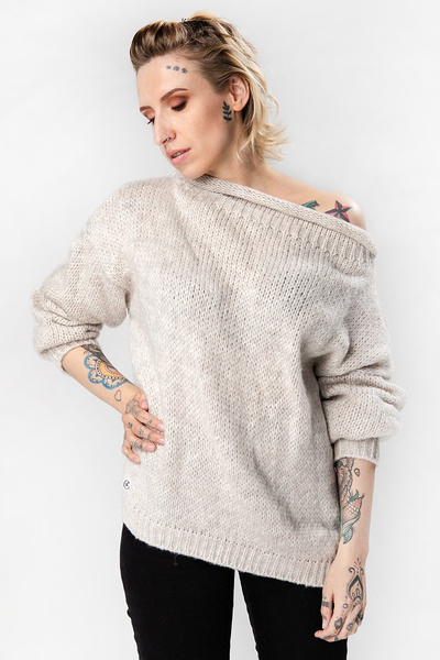 Kurzpullover UNDERWORLD  Hellbeige