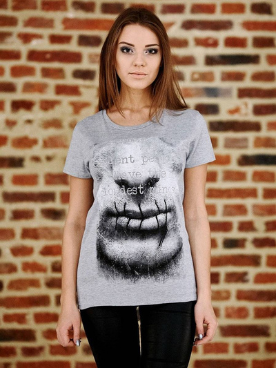 T-shirt für Damen UNDERWORLD Silent people have...