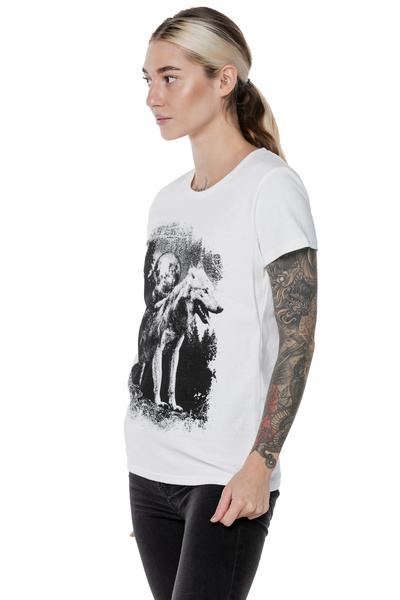 T-shirt für Damen UNDERWORLD Wolf in mountains