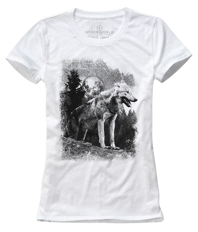 T-shirt für Damen UNDERWORLD Wolf in mountains