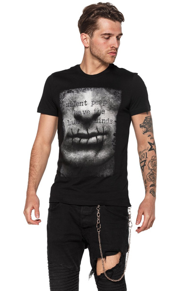 T-Shirt für Herren UNDERWORLD Silent people have...